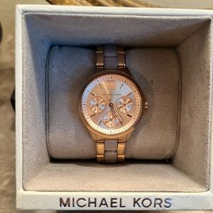 Rose Gold Michael Kords Watch